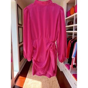 Zara Satin Effect Mock Neck Dress Size: XS - NWT